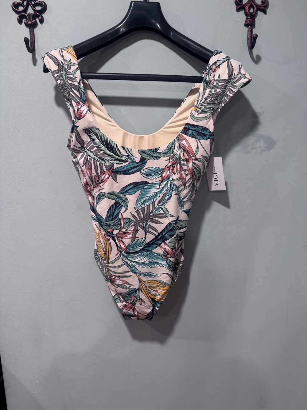 Brand new with tag Vici Floral Scoop-Back One-Piece Swimsuit - XL